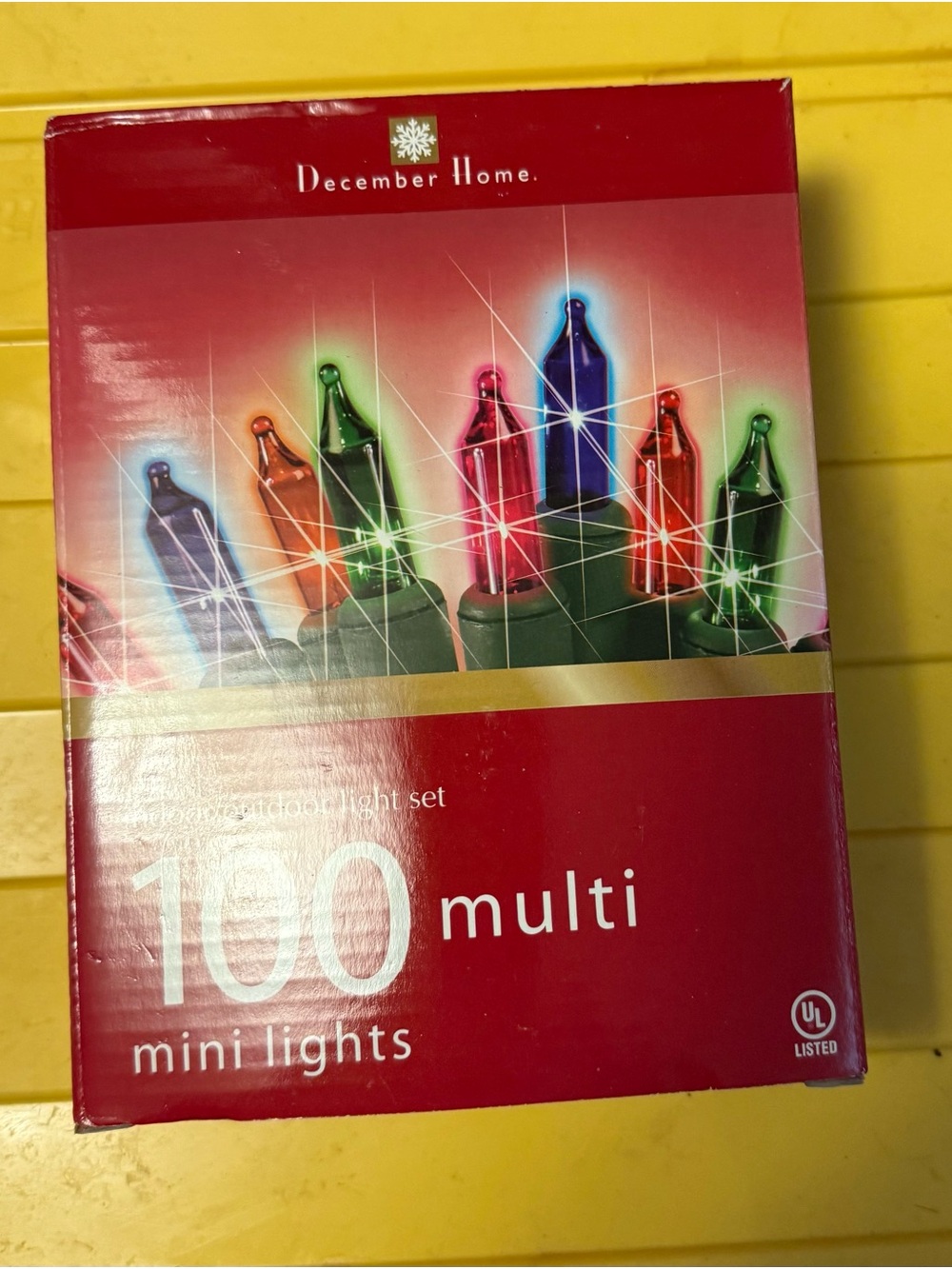 Multi Colored 100 Mini Holiday Lights